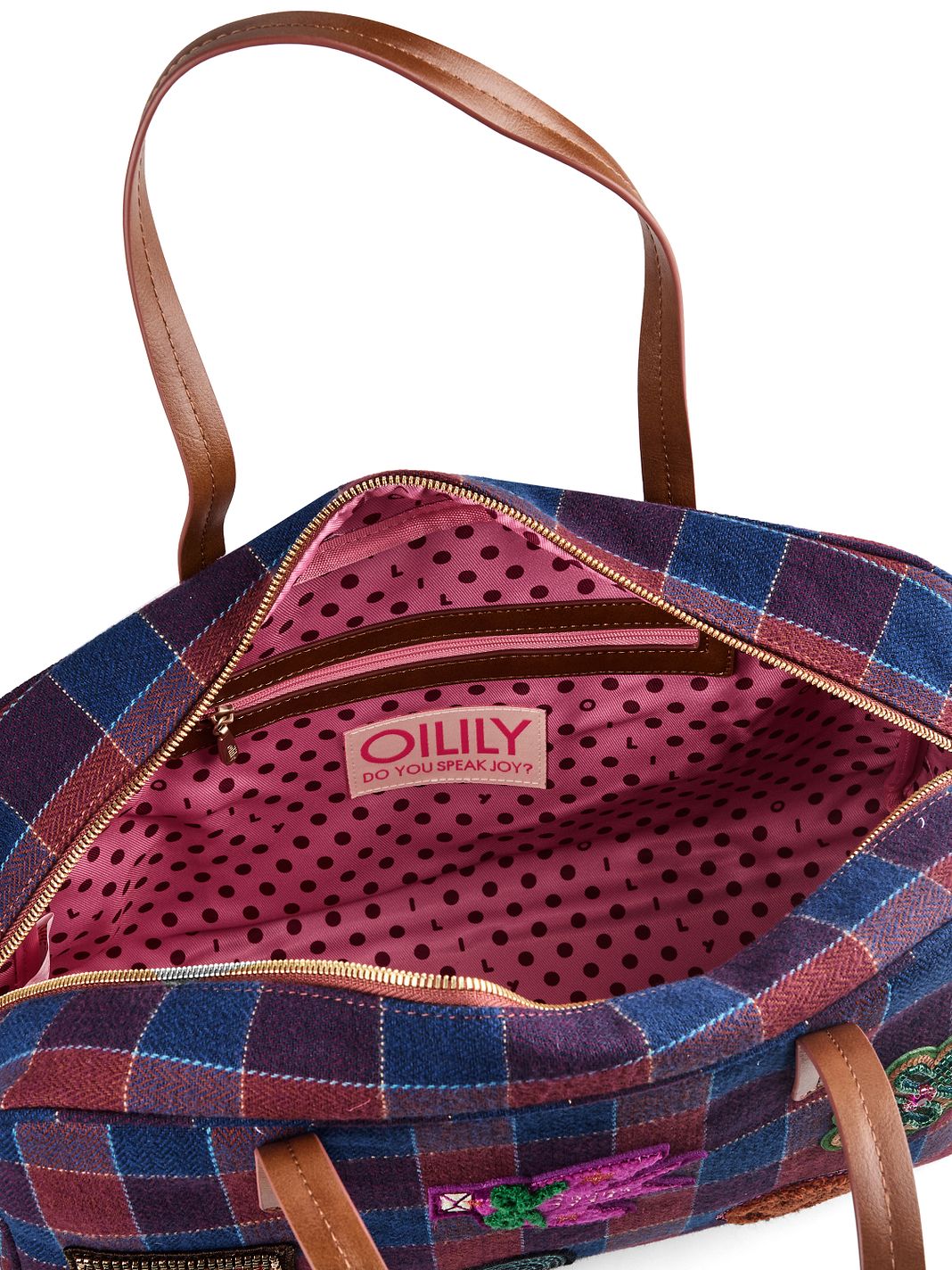 Oilily Carreaux Bolso para hombre 38 cm Oilily Carreaux Bolso para hombre 38 cm