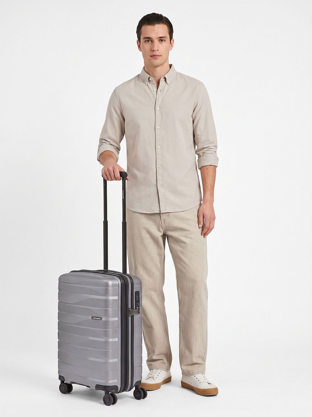 Bergpfeil Travel 4 ruedas Maleta de cabina S 55 cm Con asa expansible Bergpfeil Travel 4 ruedas Maleta de cabina S 55 cm Con asa expansible