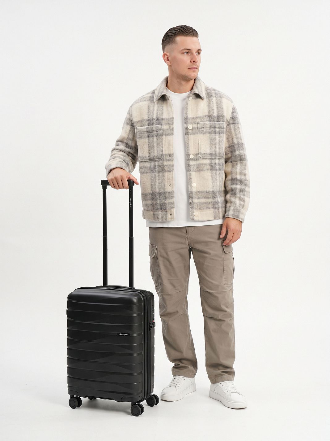 Bergpfeil Travel 4 ruedas Maleta de cabina S 55 cm Con asa expansible Bergpfeil Travel 4 ruedas Maleta de cabina S 55 cm Con asa expansible