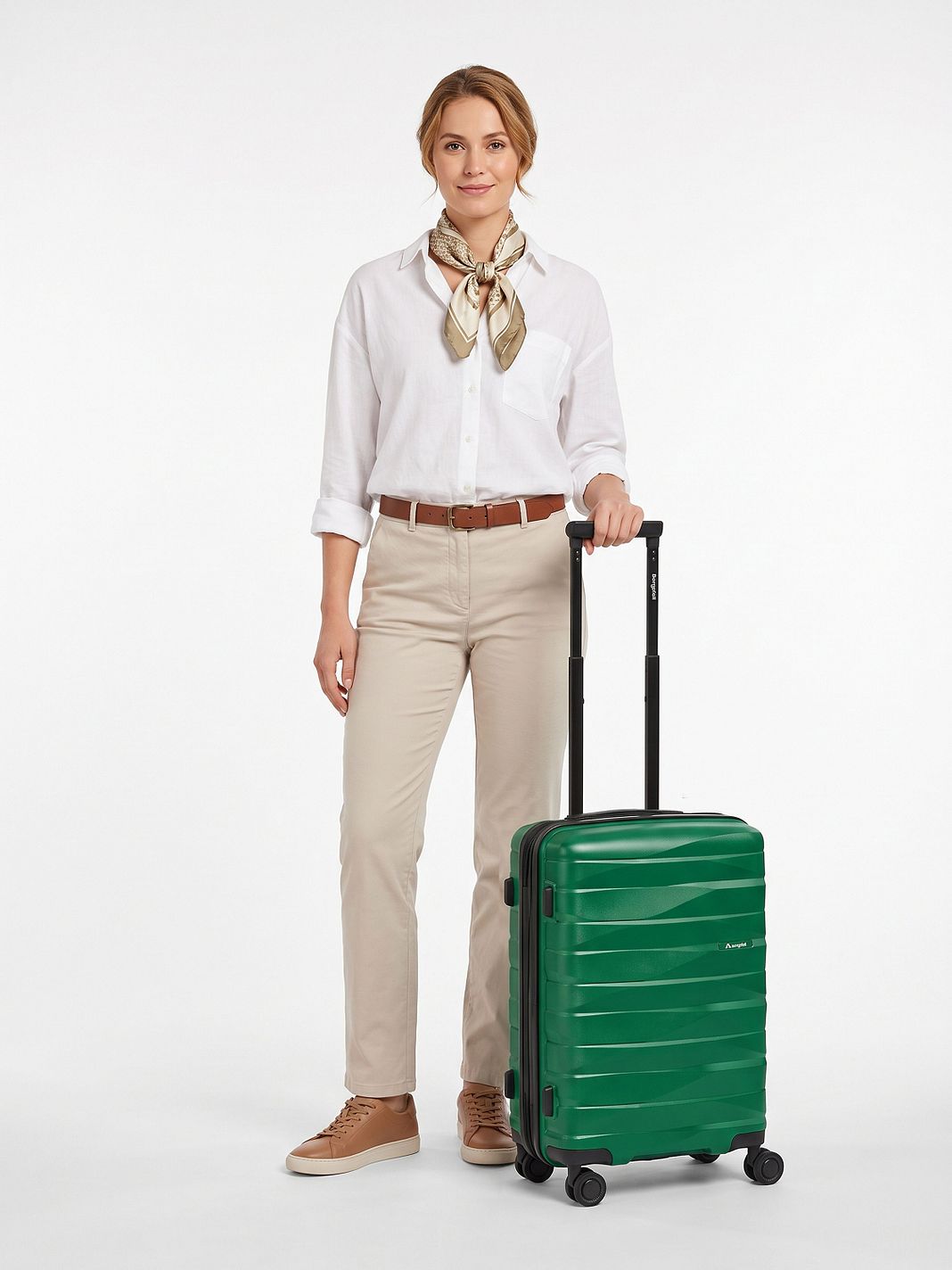 Bergpfeil Travel 4 ruedas Maleta de cabina S 55 cm Con asa expansible