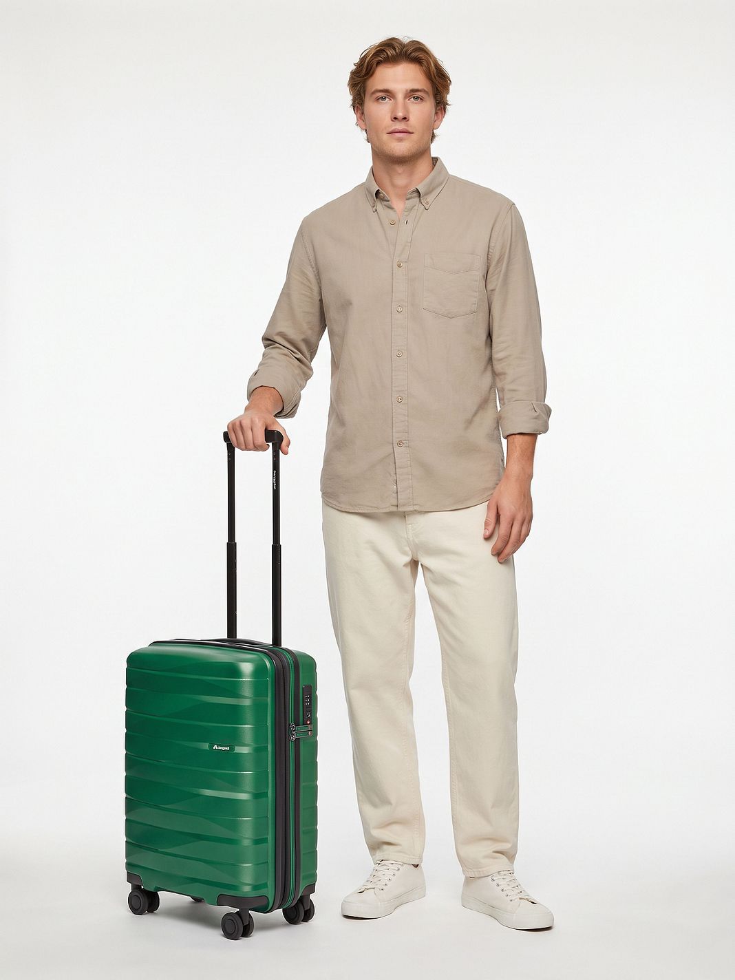 Bergpfeil Travel 4 ruedas Maleta de cabina S 55 cm Con asa expansible