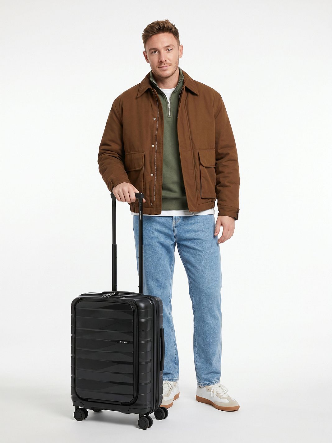 Bergpfeil Travel 4 ruedas Maleta de cabina 55 cm Compartimento para el portátil Con asa expansible Bergpfeil Travel 4 ruedas Maleta de cabina 55 cm Compartimento para el portátil Con asa expansible