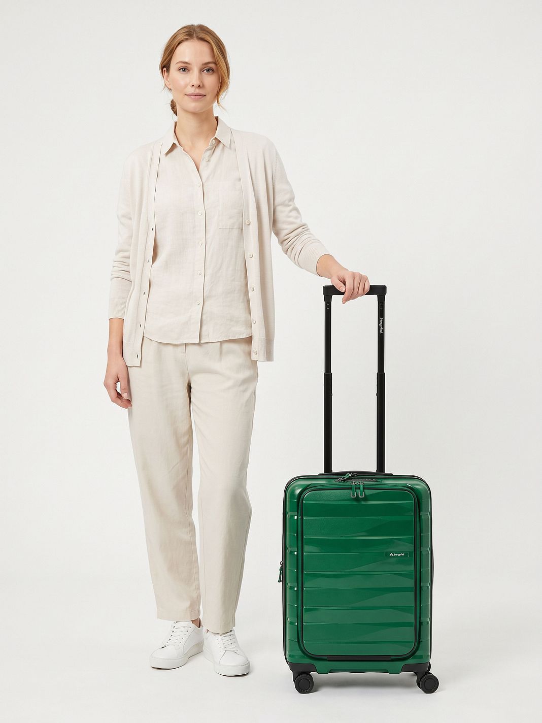 Bergpfeil Travel 4 ruedas Maleta de cabina 55 cm Compartimento para el portátil Con asa expansible Bergpfeil Travel 4 ruedas Maleta de cabina 55 cm Compartimento para el portátil Con asa expansible