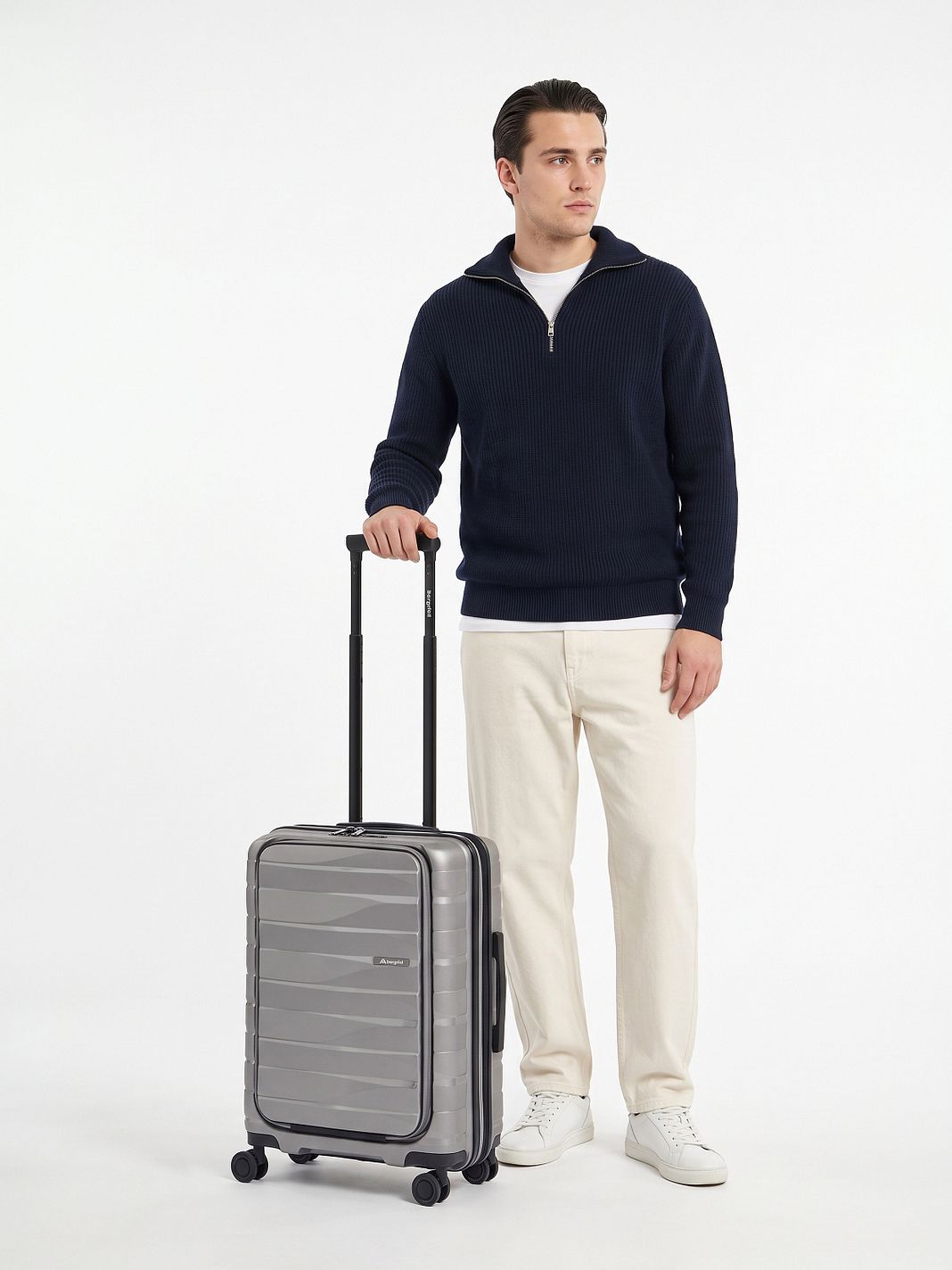 Bergpfeil Travel 4 ruedas Maleta de cabina 55 cm Compartimento para el portátil Con asa expansible Bergpfeil Travel 4 ruedas Maleta de cabina 55 cm Compartimento para el portátil Con asa expansible