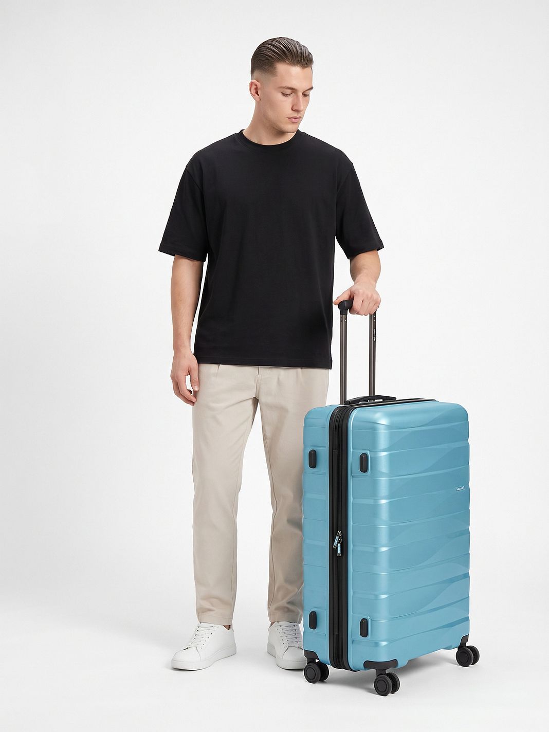 Bergpfeil Travel 4 ruedas Trolley L 75 cm Con asa expansible Bergpfeil Travel 4 ruedas Trolley L 75 cm Con asa expansible