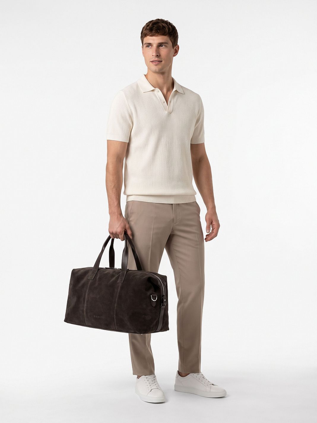 bugatti Diego Bolsa de viaje fin de semana Piel natural 45 cm bugatti Diego Bolsa de viaje fin de semana Piel natural 45 cm