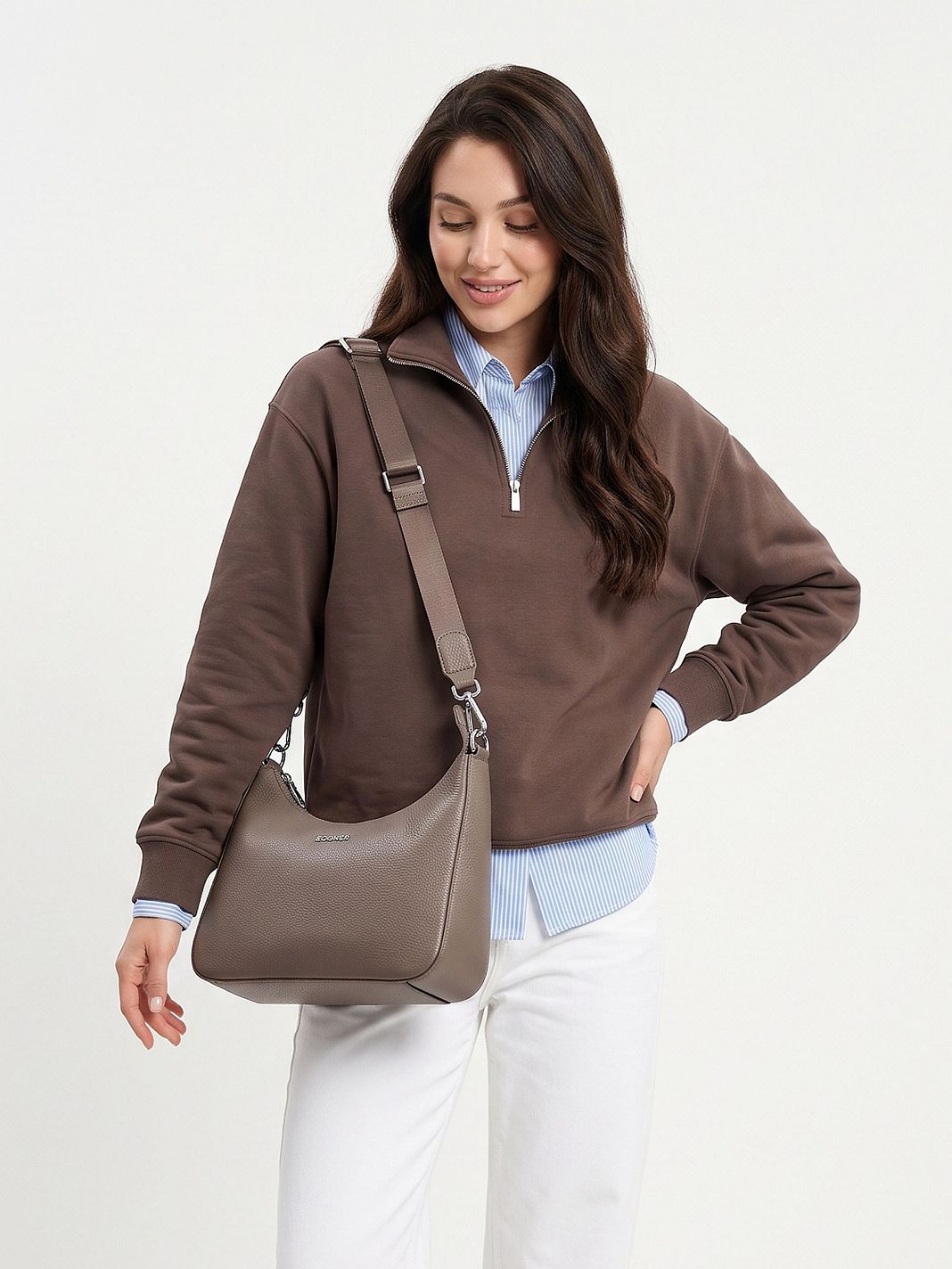 Bogner Wallis Odette Bolso para hombre Piel natural 32 cm