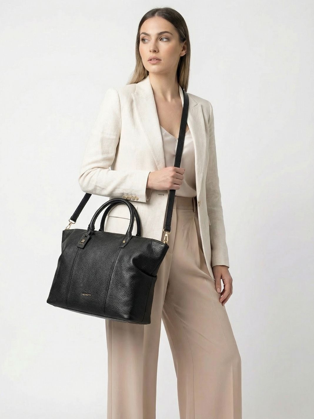 Lazarotti Bologna Leather Shopper taske Læder 36 cm Lazarotti Bologna Leather Shopper taske Læder 36 cm
