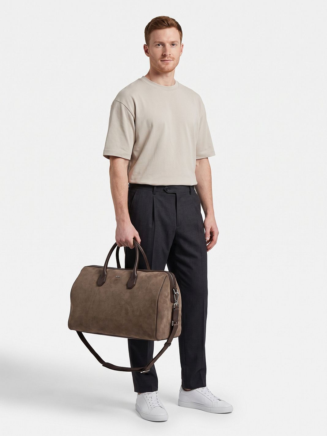 Boss Northon Weekendtaske Læder 45 cm Boss Northon Weekendtaske Læder 45 cm