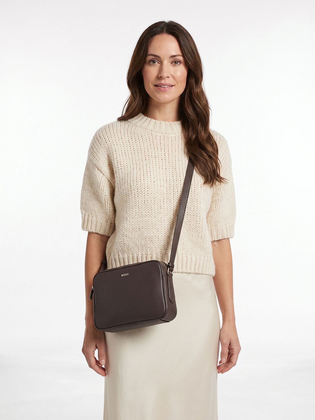 Boss Lenah Crossbody taske Læder 23 cm