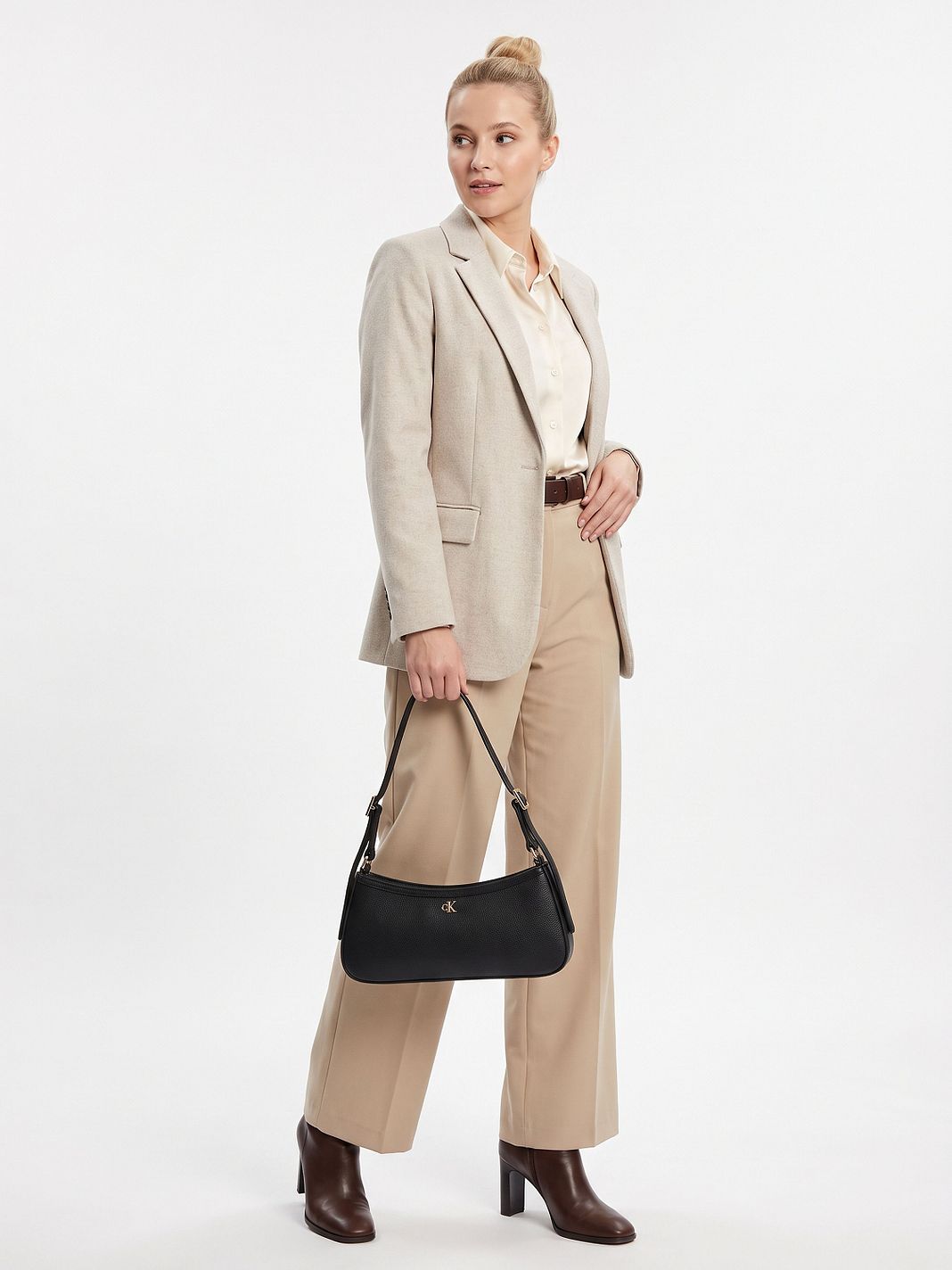 Calvin Klein Bicolor Skuldertaske 26 cm