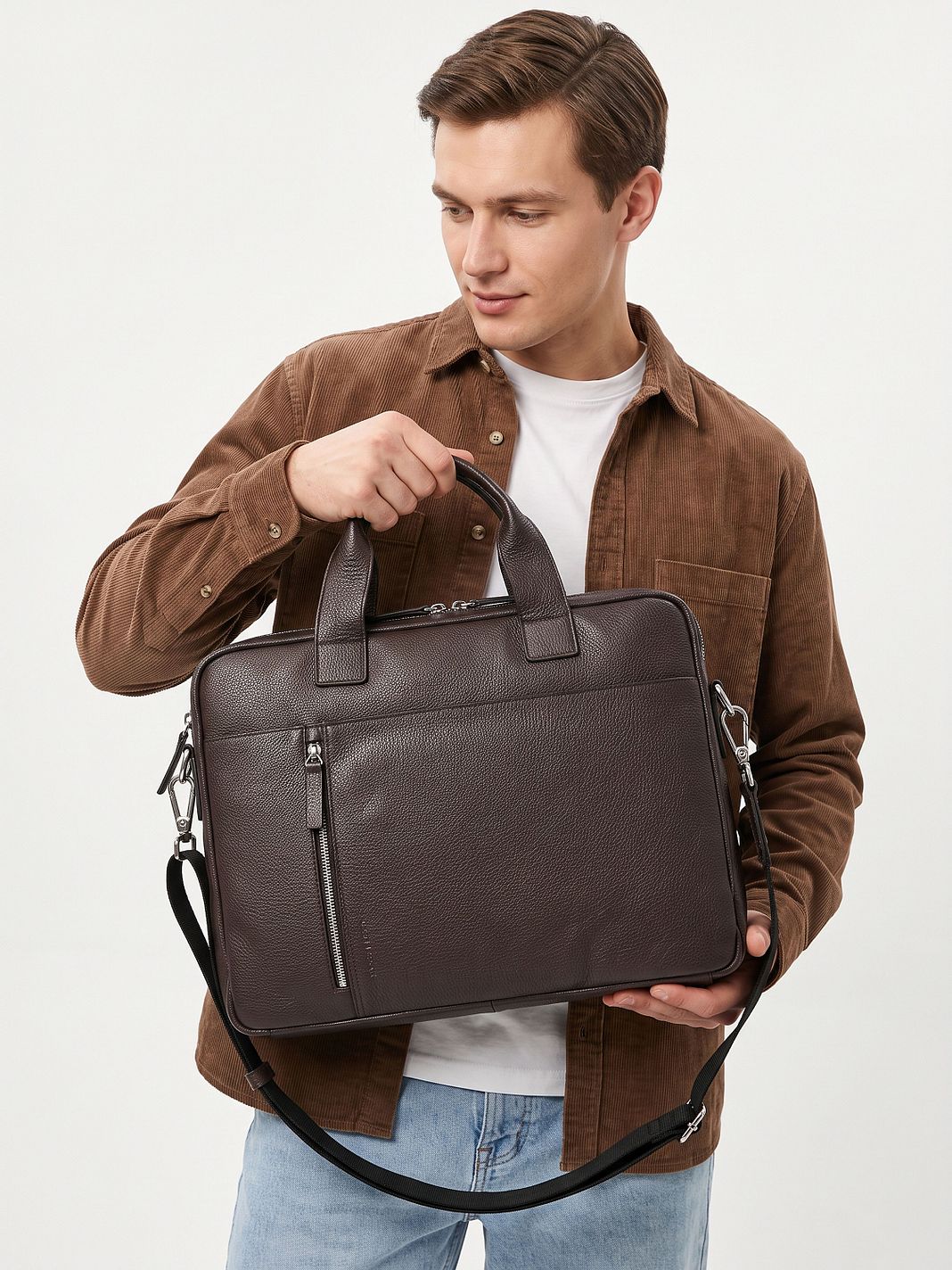 Strellson Kennington Dokumenttaske Læder 40 cm Laptoprum Strellson Kennington Dokumenttaske Læder 40 cm Laptoprum