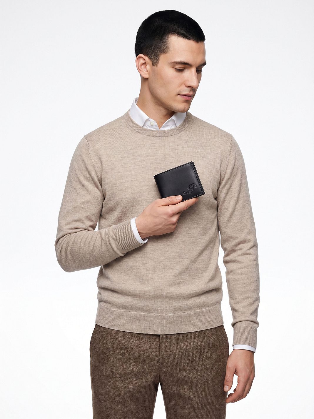 oxmox Leather Peněženka RFID ochrana Kůže 11 cm