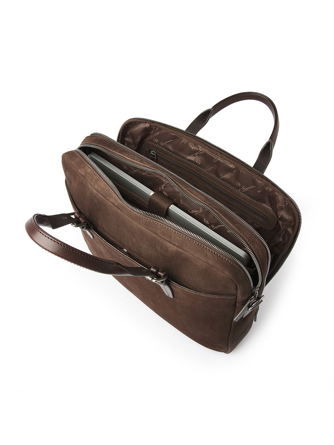 Castelijn & Beerens Nubuck Dokumenttaske Læder 41 cm Laptoprum Castelijn & Beerens Nubuck Dokumenttaske Læder 41 cm Laptoprum