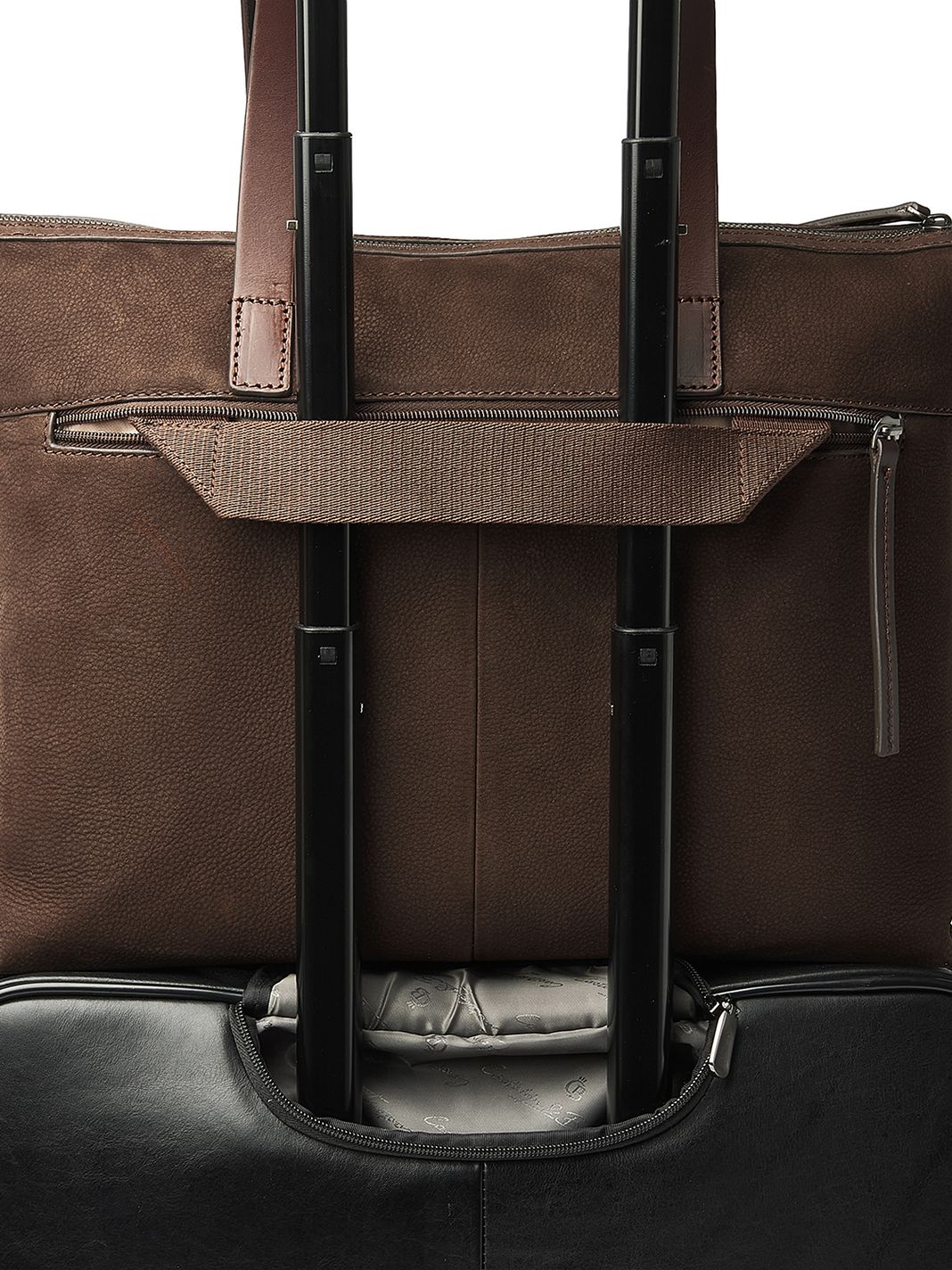 Castelijn & Beerens Nubuck Skuldertaske Læder 40 cm Laptoprum