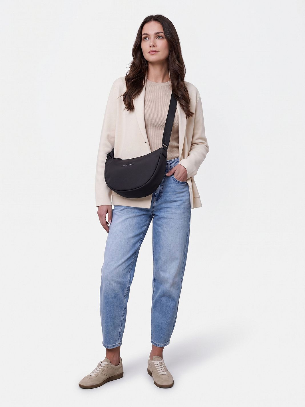 Kapten & Son Essential Moon Bag Skuldertaske 30.5 cm Kapten & Son Essential Moon Bag Skuldertaske 30.5 cm