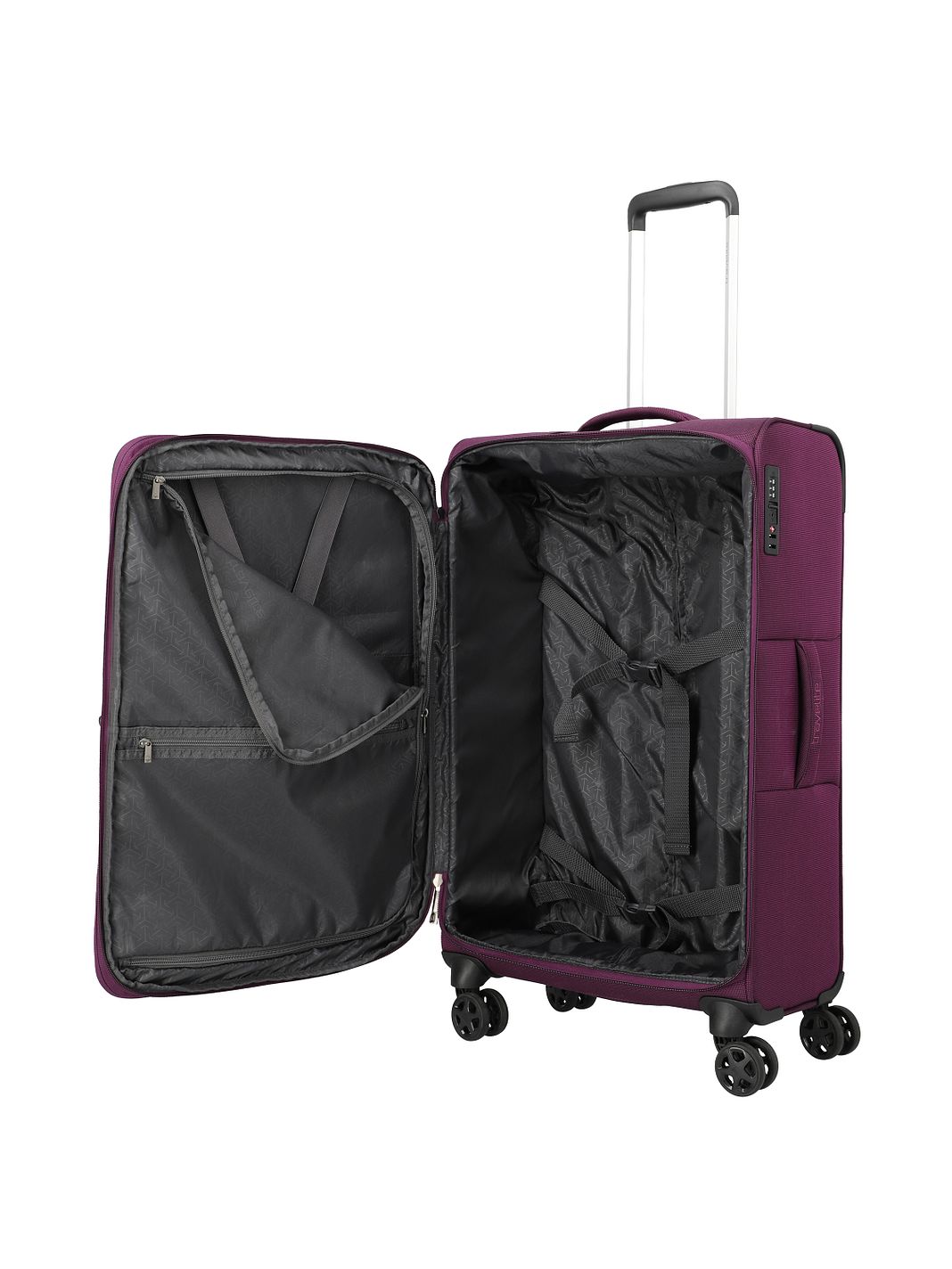 Travelite Cubis 4-hjulet Kuffertsæt 5-delt med ekspansion Travelite Cubis 4-hjulet Kuffertsæt 5-delt med ekspansion