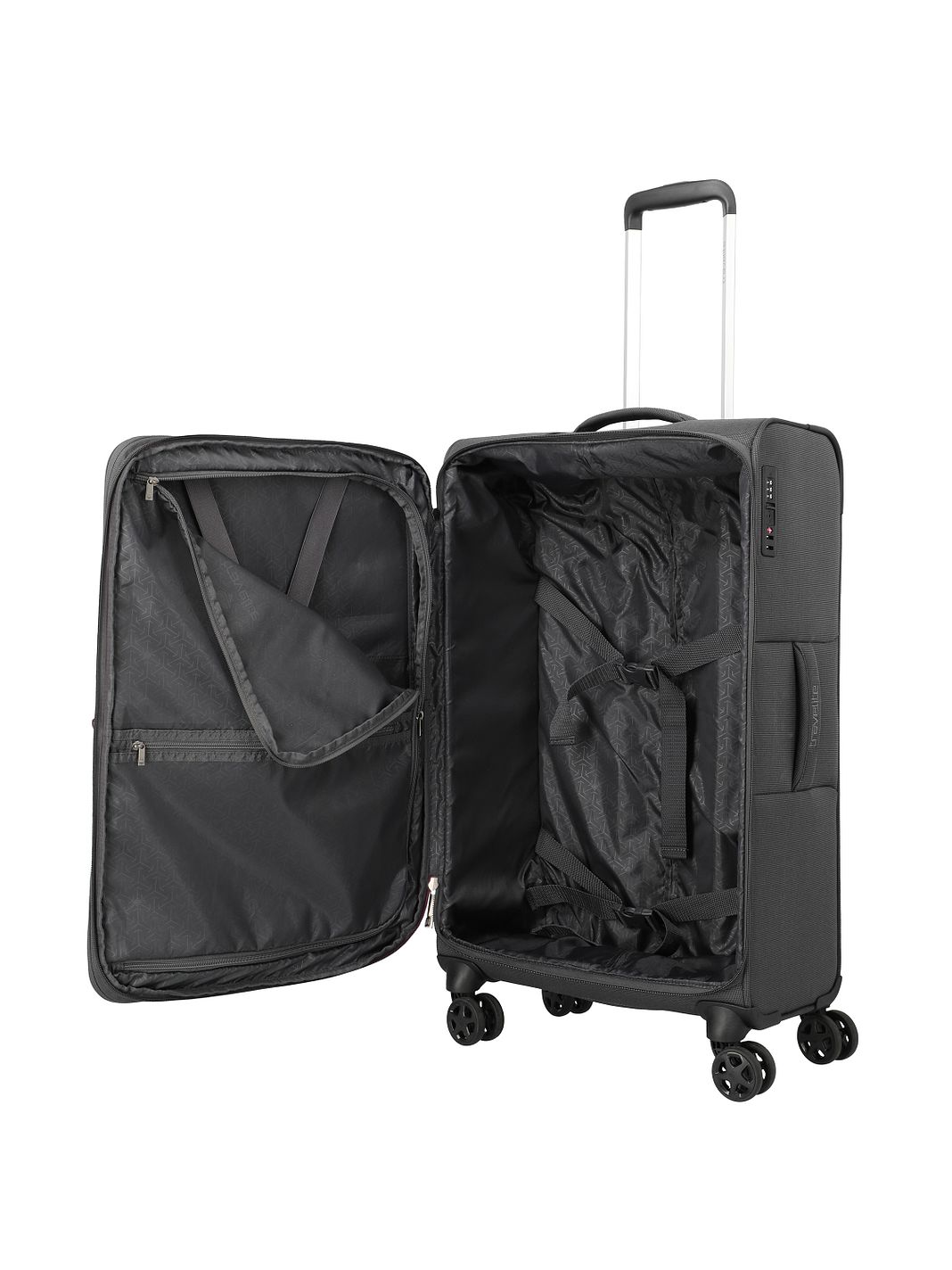 Travelite Cubis 4-hjulet Kuffertsæt 5-delt med ekspansion Travelite Cubis 4-hjulet Kuffertsæt 5-delt med ekspansion