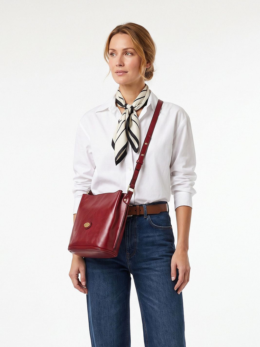 The Bridge Story Donna Crossbody taske Læder 26 cm The Bridge Story Donna Crossbody taske Læder 26 cm