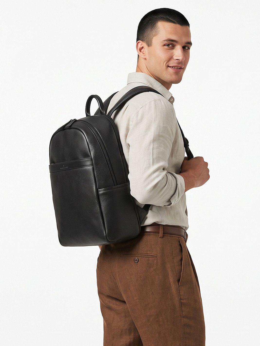 Castelijn & Beerens Lou Daypack RFID-beskyttelse Læder 43 cm Laptoprum Castelijn & Beerens Lou Daypack RFID-beskyttelse Læder 43 cm Laptoprum