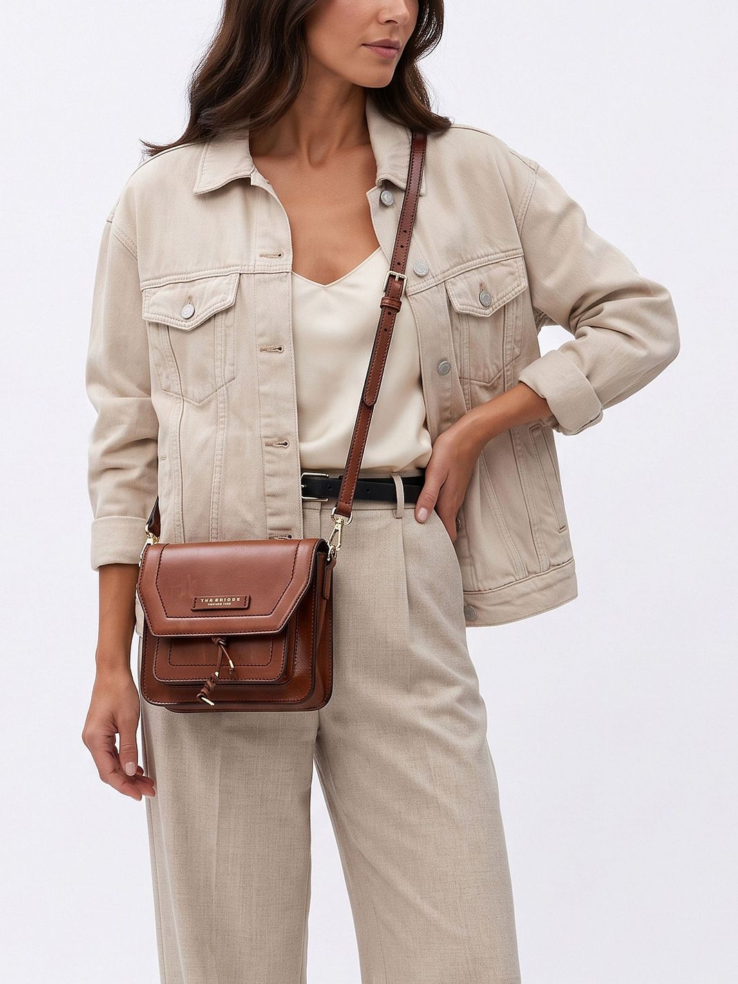 The Bridge Elba Crossbody taske Læder 20 cm