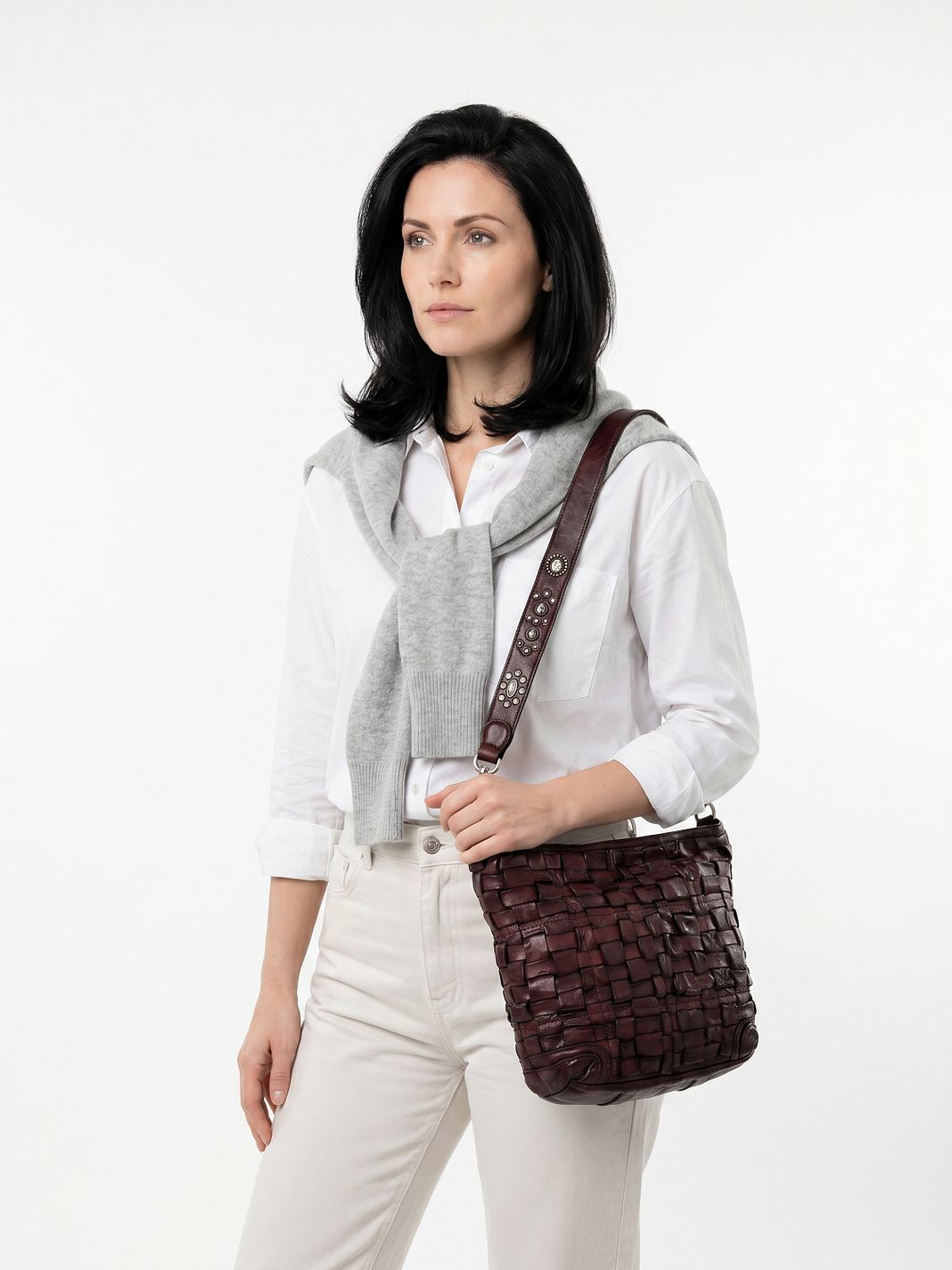 Campomaggi Beth Bolso de hombro Piel natural 22 cm Campomaggi Beth Bolso de hombro Piel natural 22 cm