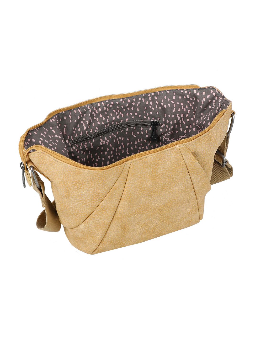 Fritzi aus Preußen Limited Happy Flocked Crossbody taška 25 cm Fritzi aus Preußen Limited Happy Flocked Crossbody taška 25 cm