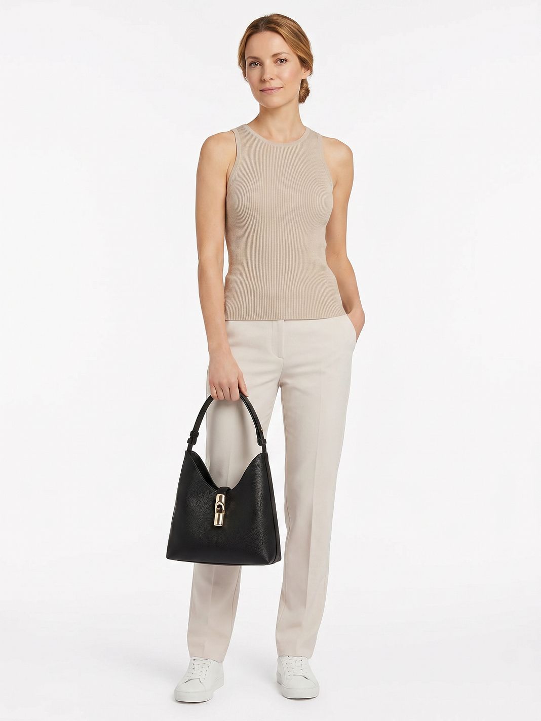 Furla Goccia Skuldertaske S Læder 24 cm