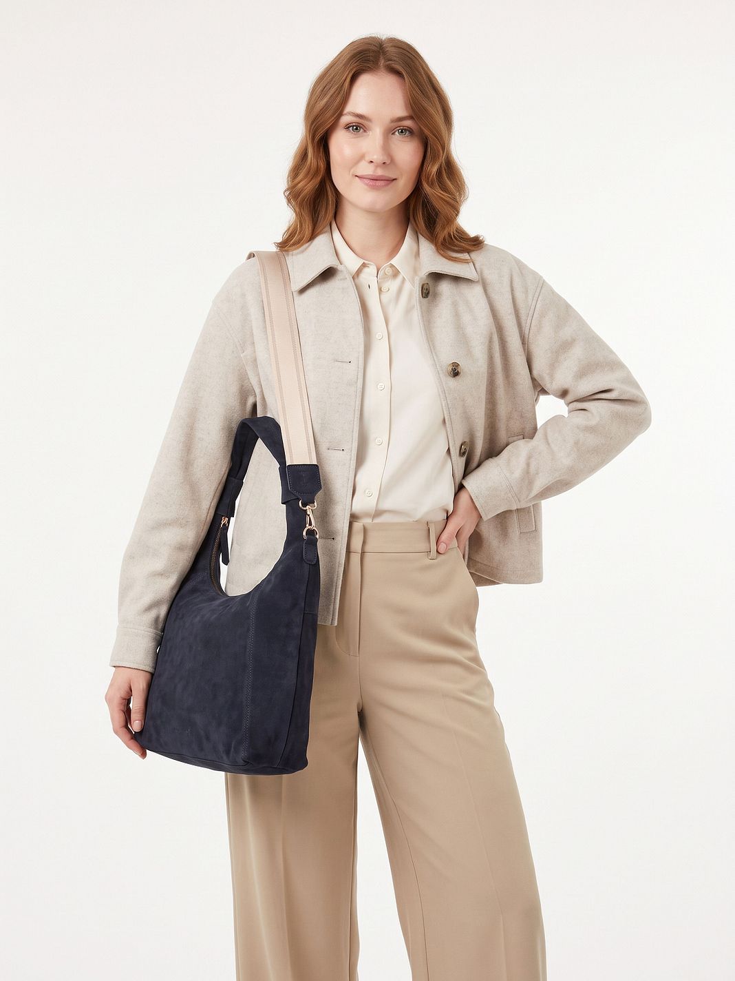 Harbour 2nd Laurine Bolso de hombro Piel natural 34 cm Harbour 2nd Laurine Bolso de hombro Piel natural 34 cm
