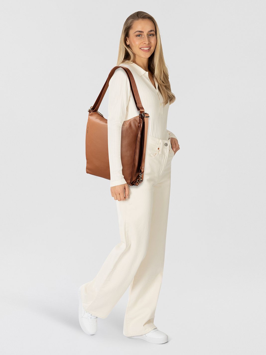 Mandarina Duck Mellow Leather Taška přes rameno Kůže 36 cm Mandarina Duck Mellow Leather Taška přes rameno Kůže 36 cm