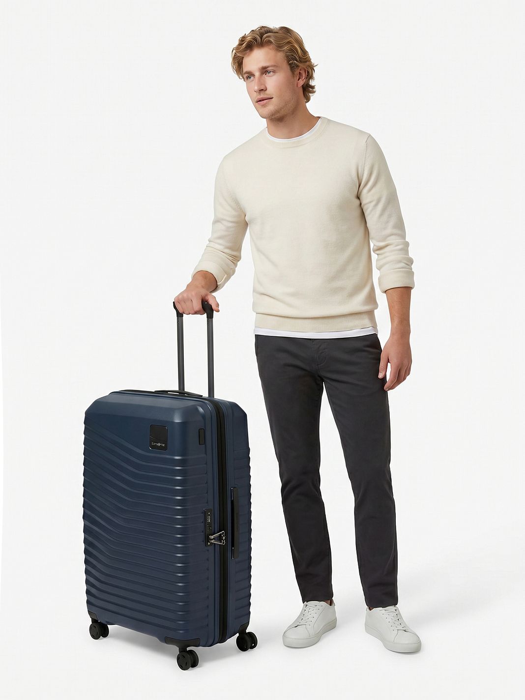 Samsonite Intuo 4-hjulet Kuffert L 75 cm med ekspansion Samsonite Intuo 4-hjulet Kuffert L 75 cm med ekspansion