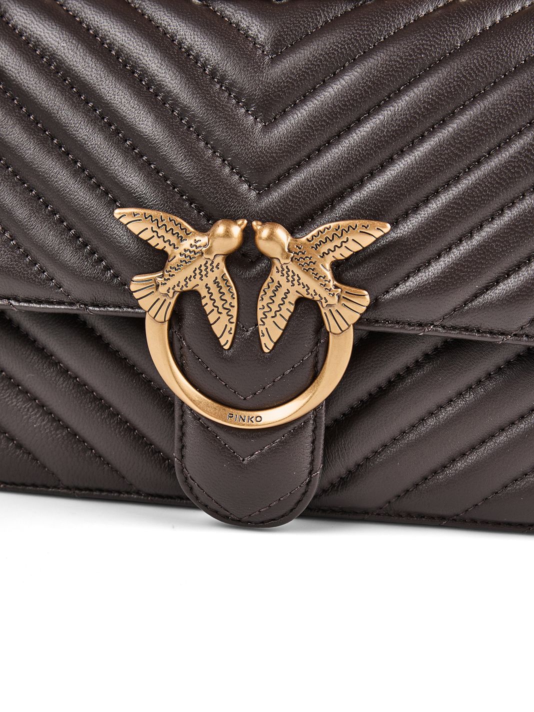 PINKO Love One Crossbody-väska Läder 26.5 cm PINKO Love One Crossbody-väska Läder 26.5 cm