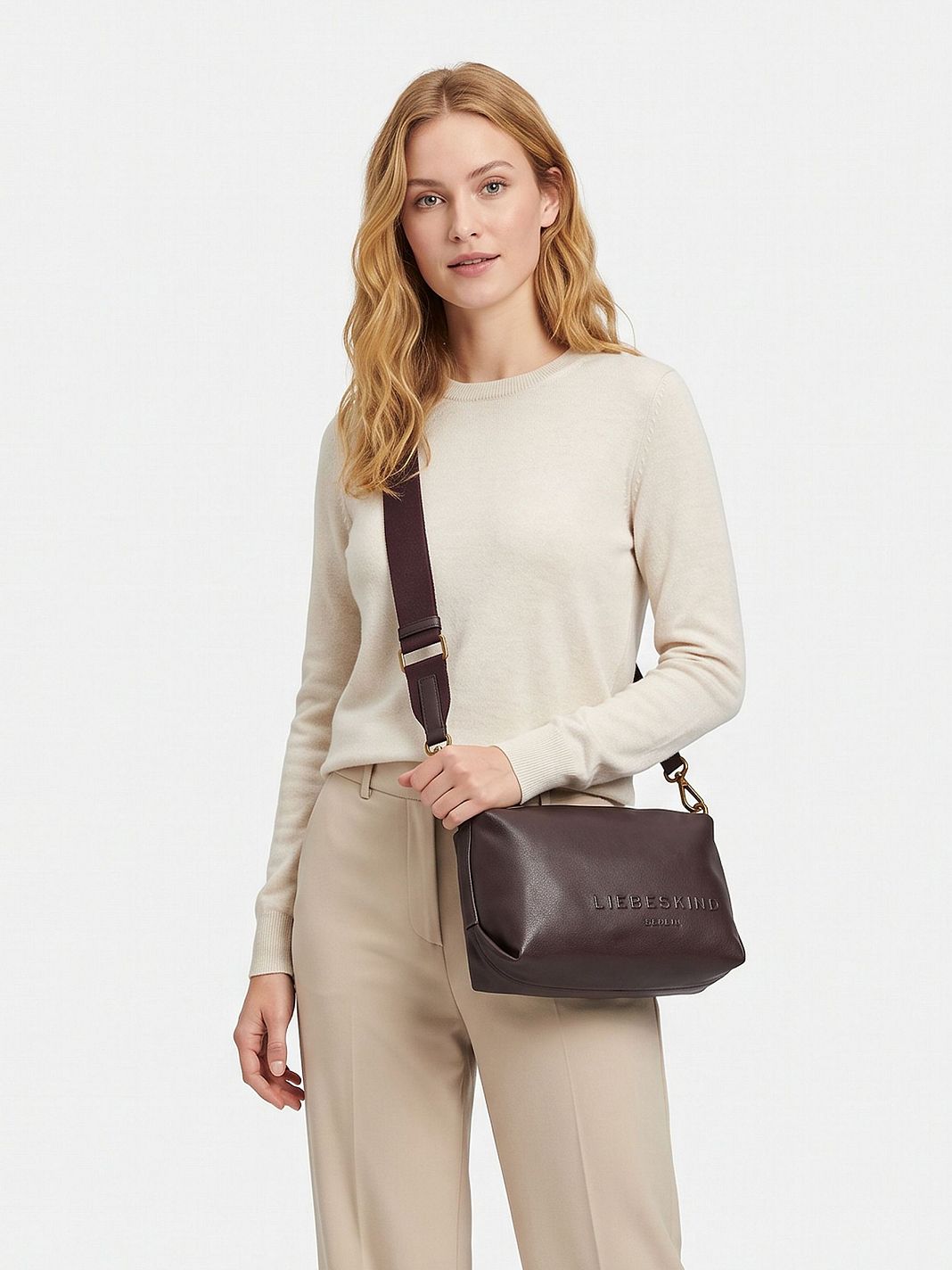 Liebeskind Elvira Crossbody taška Kůže 25 cm Liebeskind Elvira Crossbody taška Kůže 25 cm