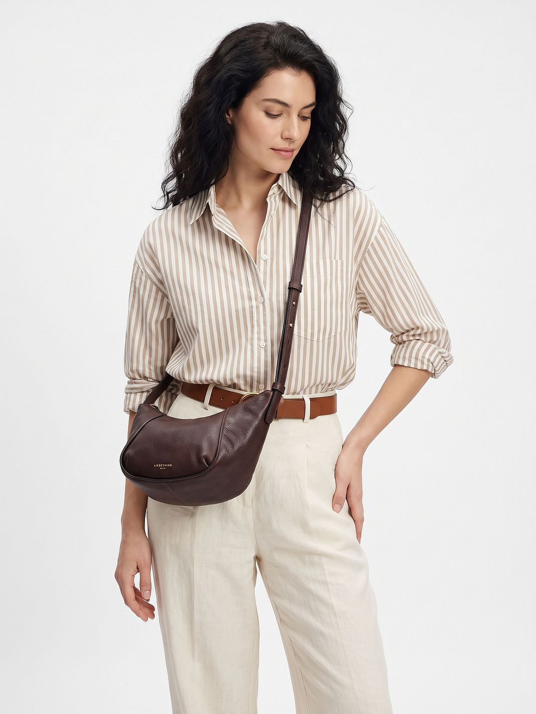 Liebeskind Lulu Crossbody taška Kůže 33 cm Liebeskind Lulu Crossbody taška Kůže 33 cm