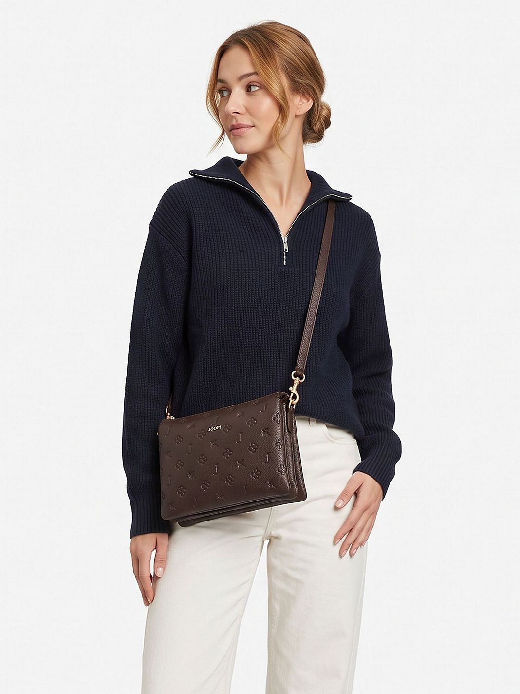 Joop! Boccia Crossbody taske Læder 26 cm Joop! Boccia Crossbody taske Læder 26 cm