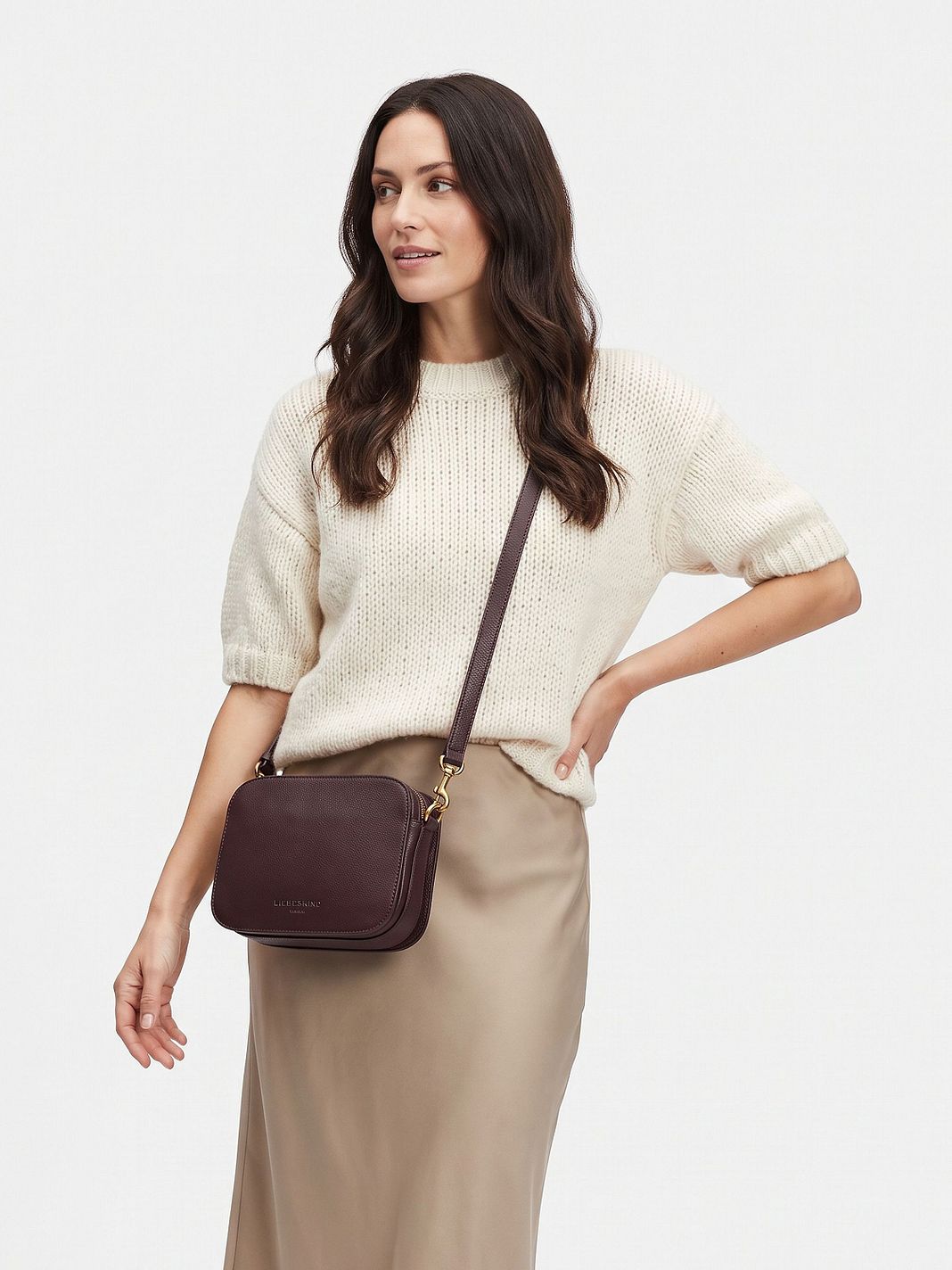 Liebeskind Luka Crossbody taske Læder 20 cm Liebeskind Luka Crossbody taske Læder 20 cm
