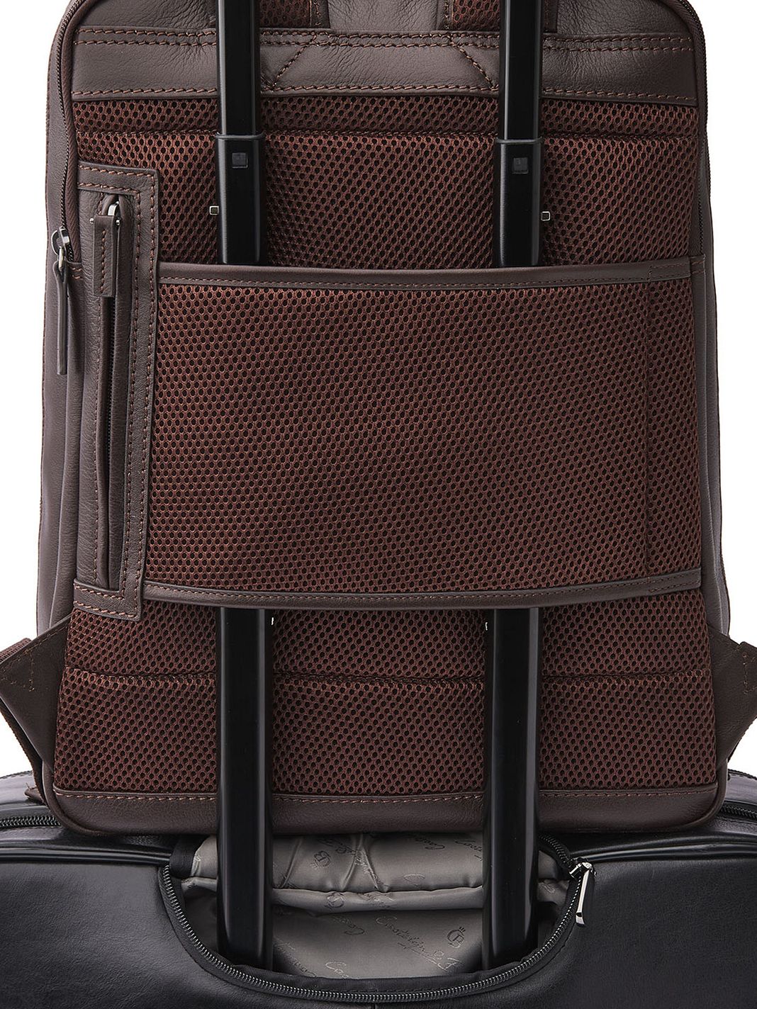 Castelijn & Beerens Daypack RFID-beskyttelse Læder 42 cm Laptoprum