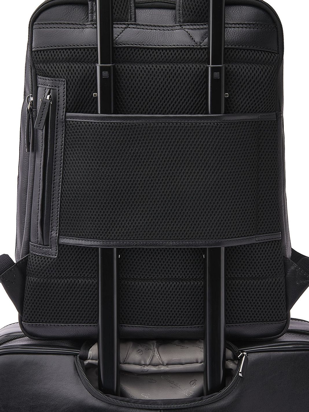 Castelijn & Beerens Daypack RFID-beskyttelse Læder 42 cm Laptoprum