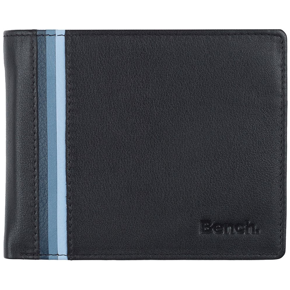 Bench Portafoglio Protezione RFID Vera Pelle 11 cm Bench Portafoglio Protezione RFID Vera Pelle 11 cm