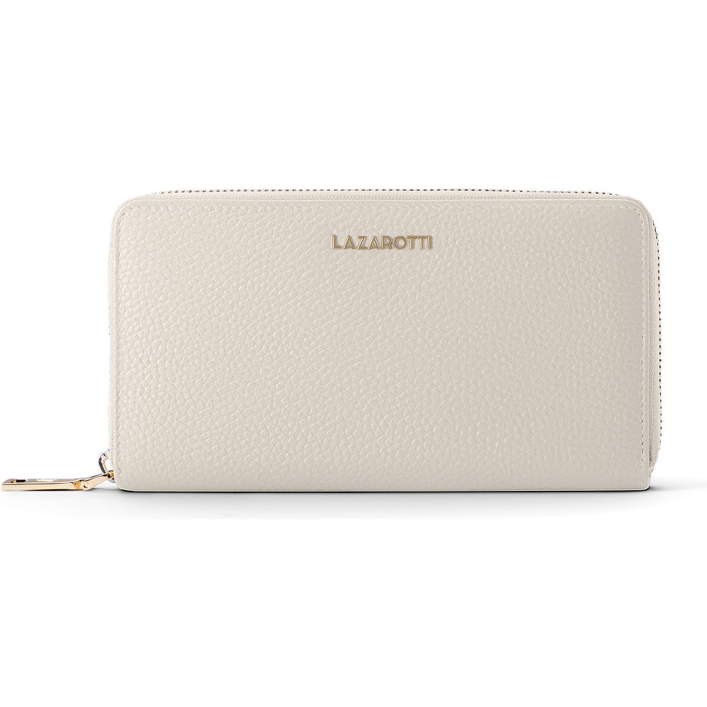 Lazarotti Portafoglio Bologna in pelle XL con chiusura a zip perimetrale, 19 cm Lazarotti Portafoglio Bologna in pelle XL con chiusura a zip perimetrale, 19 cm