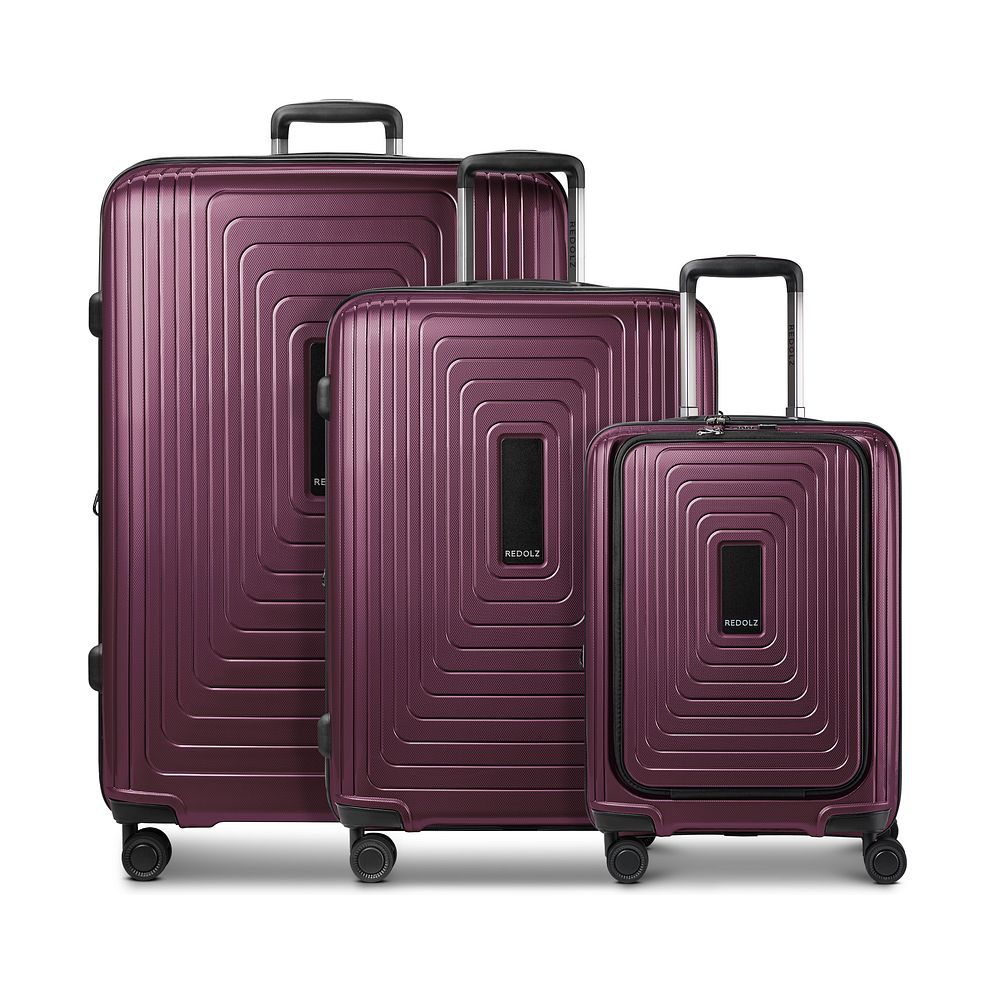 Redolz Essentials 14 4 ruote Set di valigie 3 pezzi espandibile