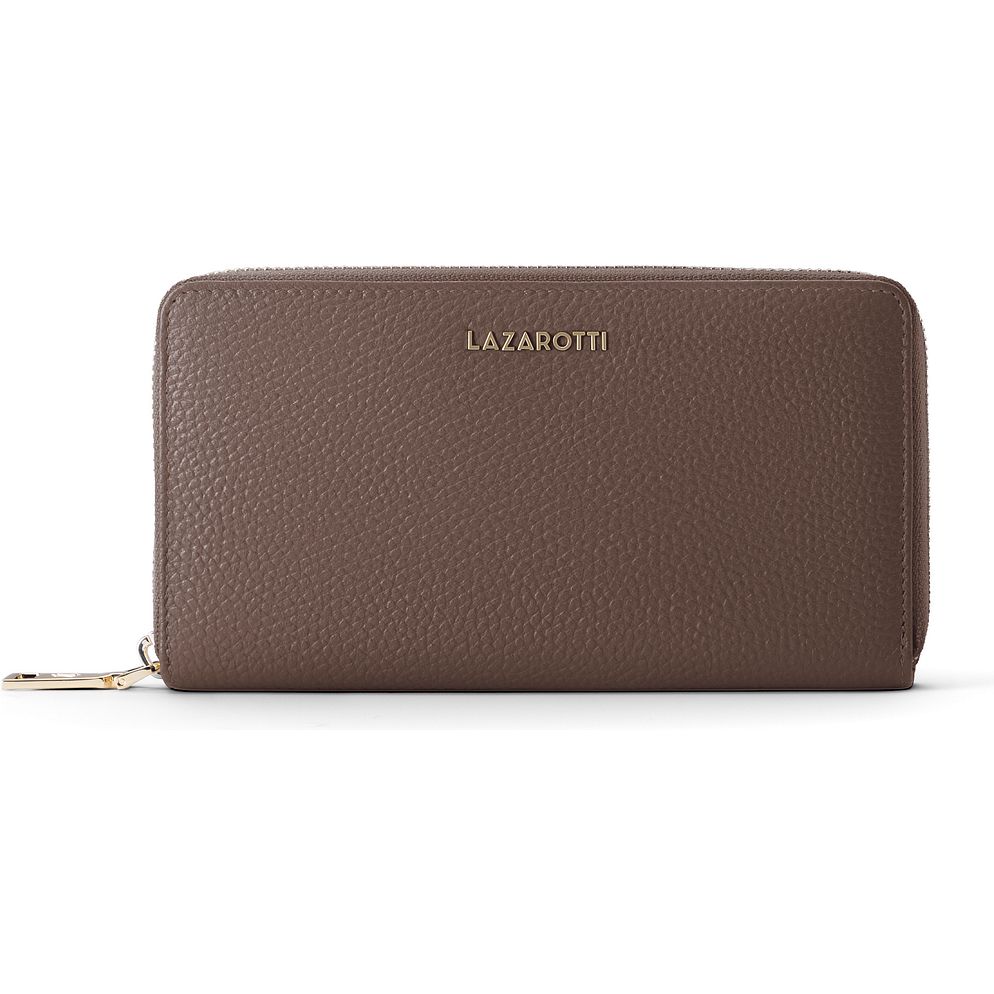 Lazarotti Bologna Leather XL plånbok med dragkedja runt om, läder, 19 cm Lazarotti Bologna Leather XL plånbok med dragkedja runt om, läder, 19 cm