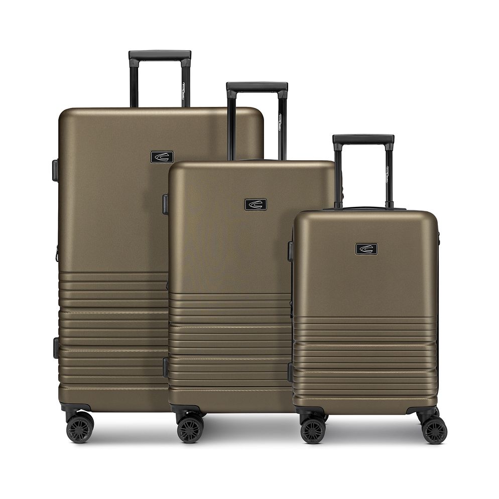 camel active Hanoi 4 ruote Set di valigie 3 pezzi espandibile