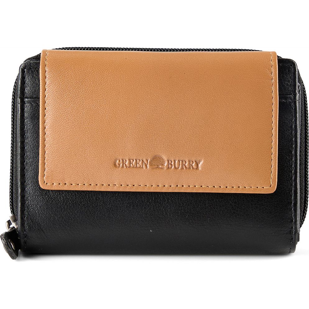 Greenburry Nappa Plånbok RFID-skydd Läder 14 cm