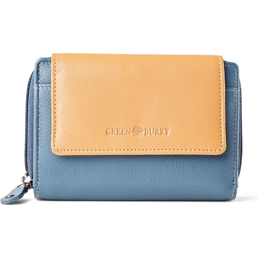 Greenburry Nappa Portafoglio Protezione RFID Vera Pelle 14 cm Greenburry Nappa Portafoglio Protezione RFID Vera Pelle 14 cm