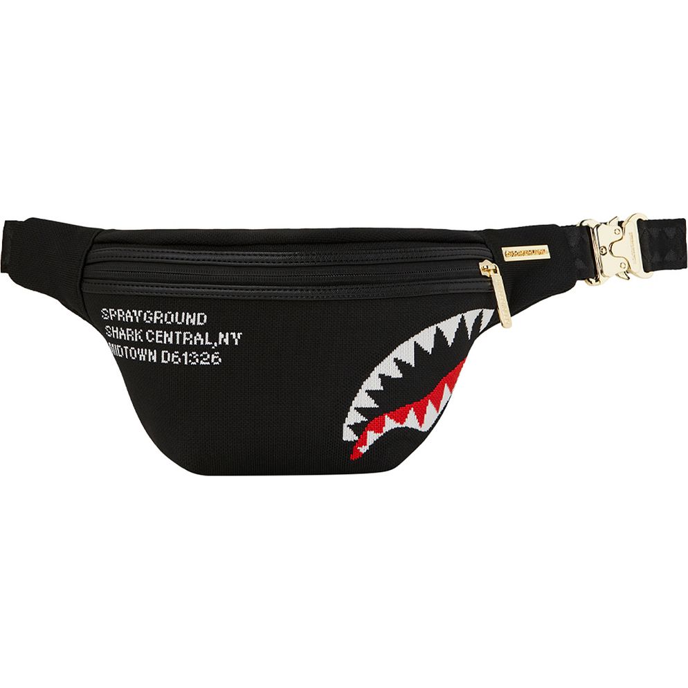 Sprayground Shark Central Knit Marsupio 38 cm Sprayground Shark Central Knit Marsupio 38 cm