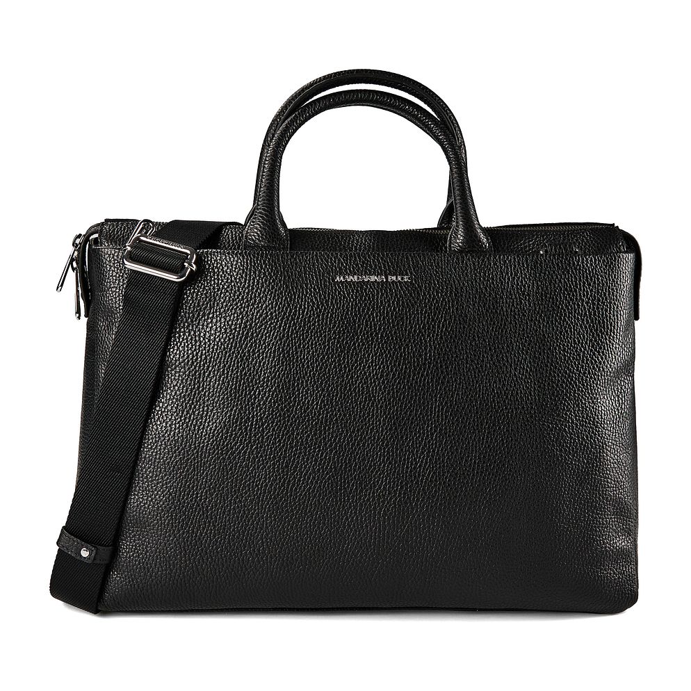 Mandarina Duck Mellow Urban Handväska Läder 40 cm Laptopfack