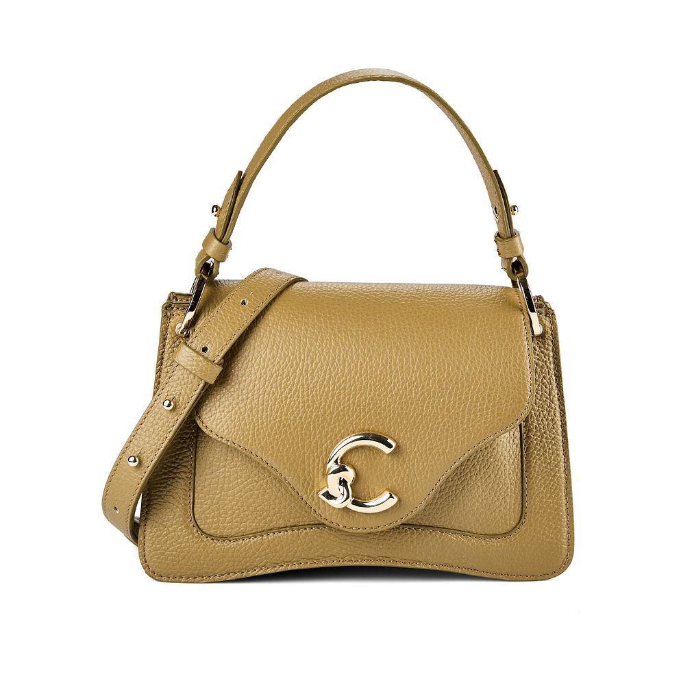 Coccinelle C-Me Borsa a spalla Vera Pelle 23.5 cm Coccinelle C-Me Borsa a spalla Vera Pelle 23.5 cm