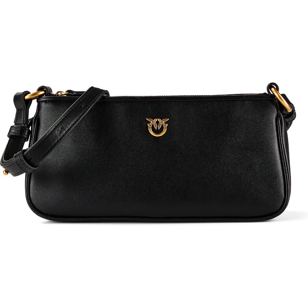 PINKO Half Moon Borsa a tracolla Vera Pelle 23 cm PINKO Half Moon Borsa a tracolla Vera Pelle 23 cm