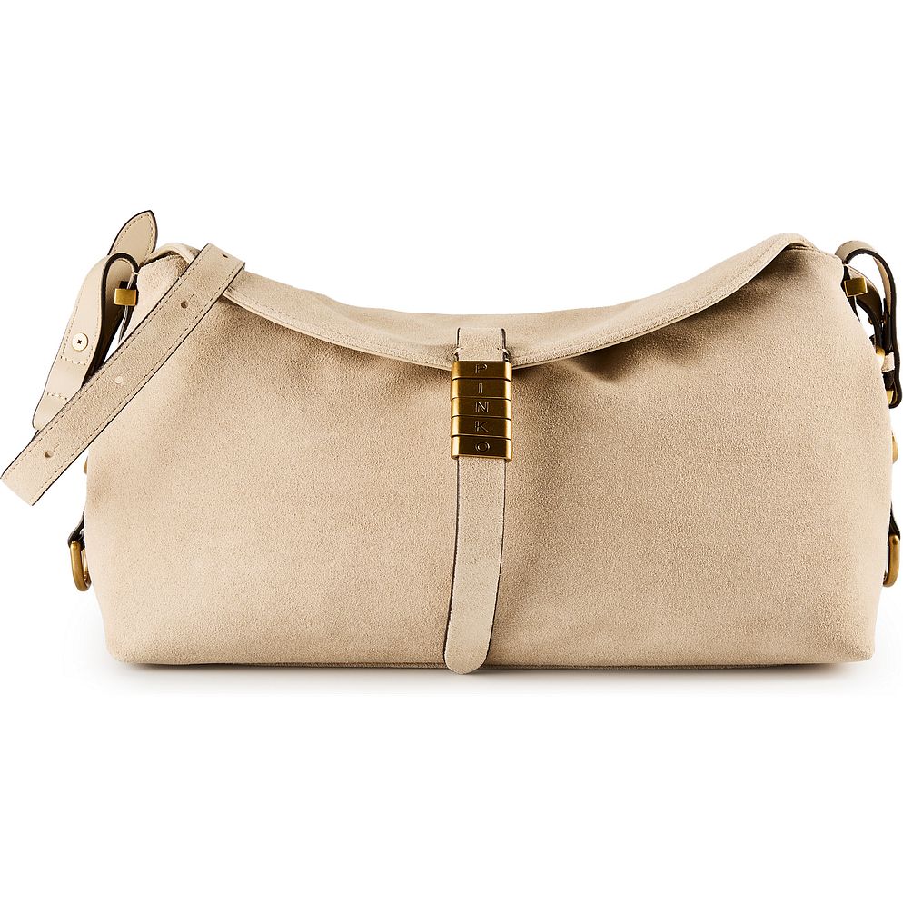 PINKO Saddle Horizontal Borsa a spalla Vera Pelle 34 cm PINKO Saddle Horizontal Borsa a spalla Vera Pelle 34 cm